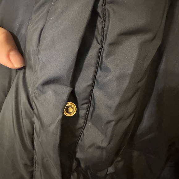 Small Cole Haan Navy Premium Down Coat - Picture 10 of 12